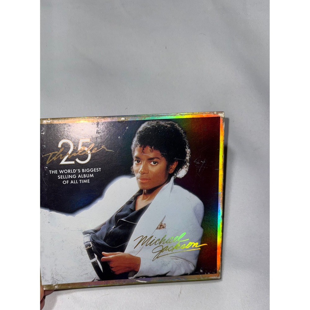 Michael‎ Jackson Thriller 25th Anniversary Edition CD DVD Holographic Slipcase